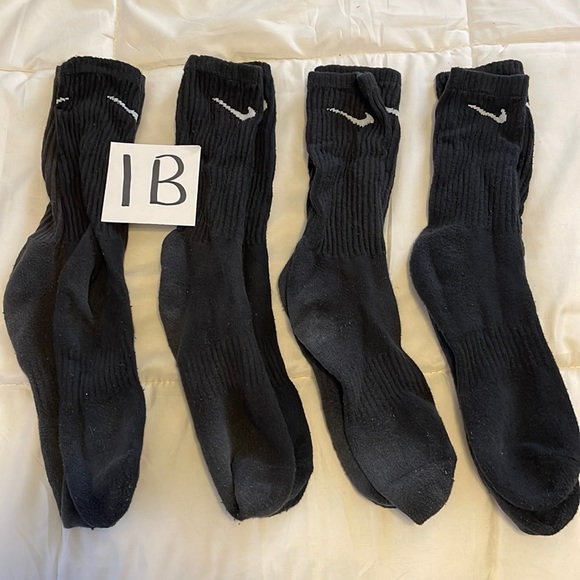 Nike Underwear & Socks Nike Black Athletic Socks 4 Pack Poshmark